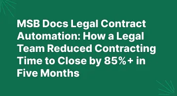Legal Contract Automation