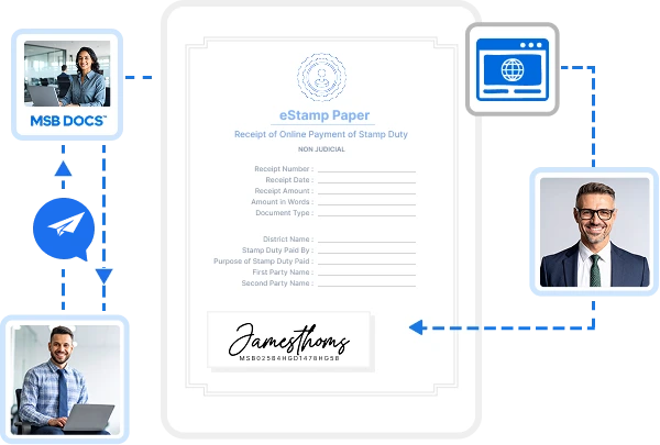 estamp hero section image